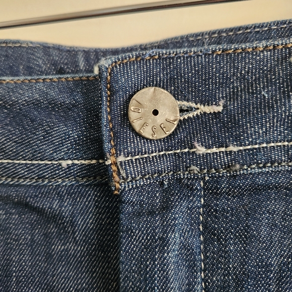 Diesel Denim Mermaid Maxi Skirt Size 29 Blue - Picture 7 of 12